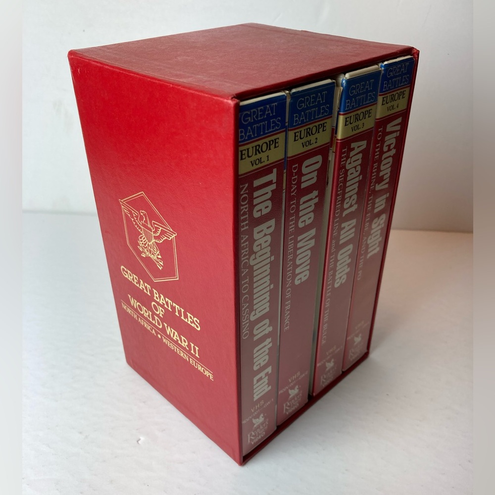 Great Battles Of World War II VHS Box Set Vol 1-4 World War 2 Documentary